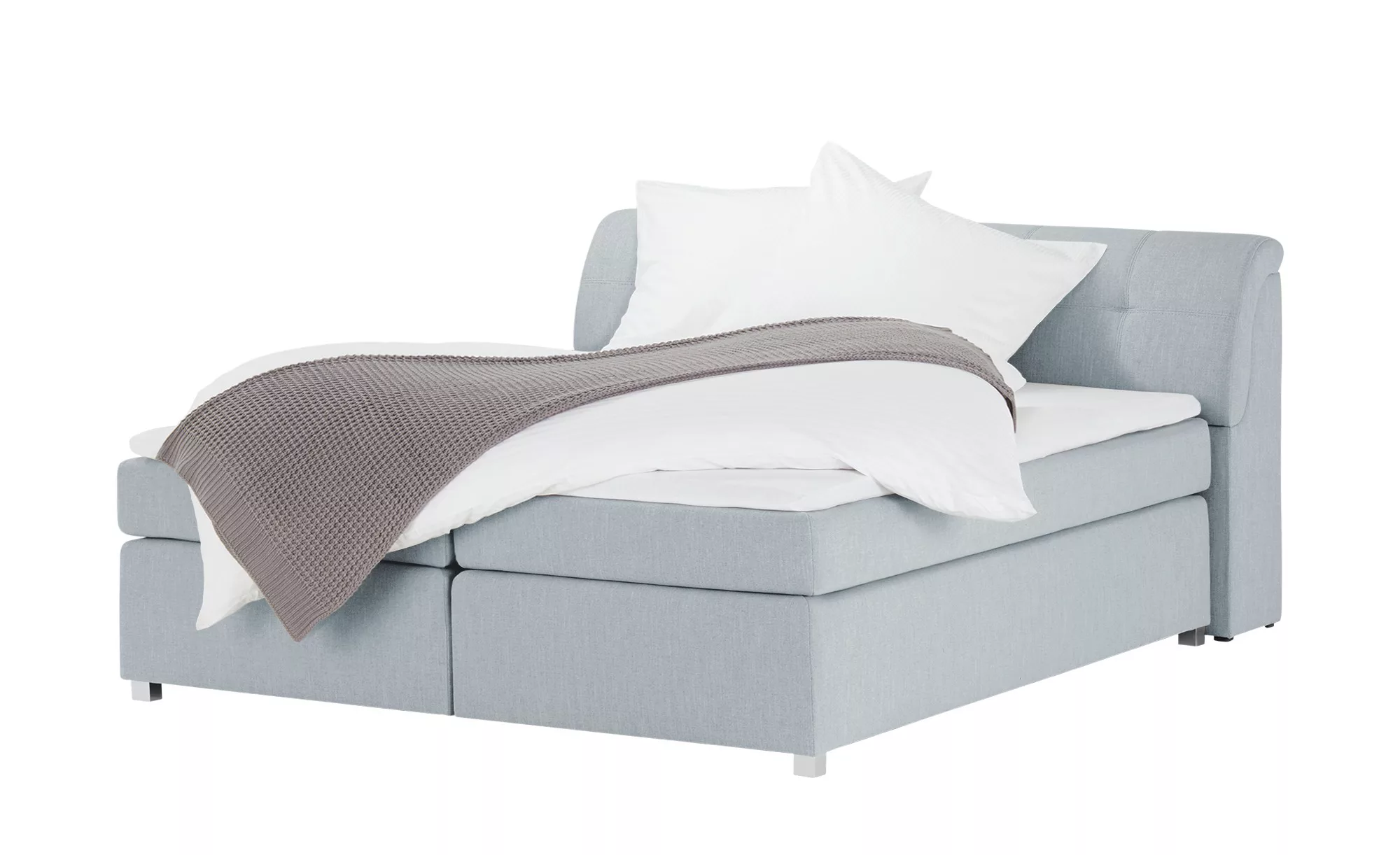 Switch Refresh Boxspringbett  Lumo - grau - 190 cm - 100 cm - Betten > Boxs günstig online kaufen