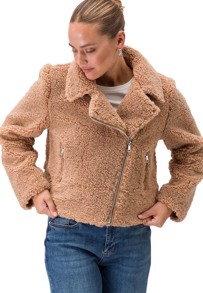 Zero Wolljacke zero Teddyjacke mit Reißverschluss günstig online kaufen