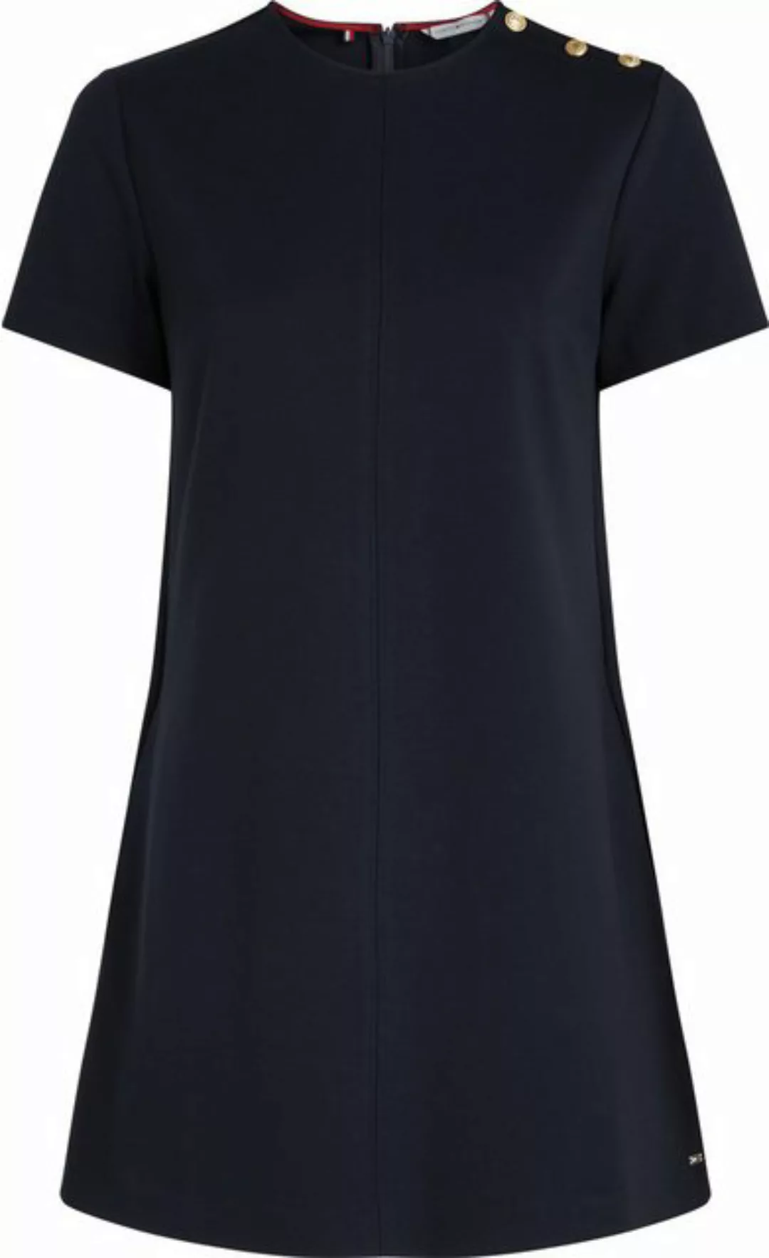 Tommy Hilfiger Blusenkleid PUNTO S/S SHORT SHIFT DRESS mit Kurzarm günstig online kaufen