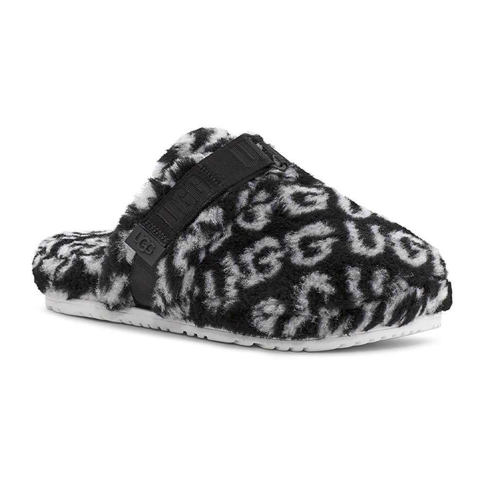 Ugg Fluff It Pop Hausschuhe EU 44 Black / White günstig online kaufen