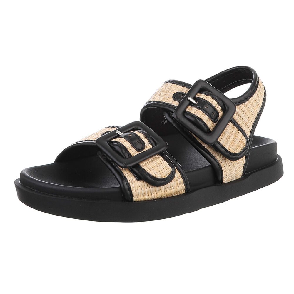 Ital-Design Moderne Damen-Sandalen mit Schnallen für günstig online kaufen