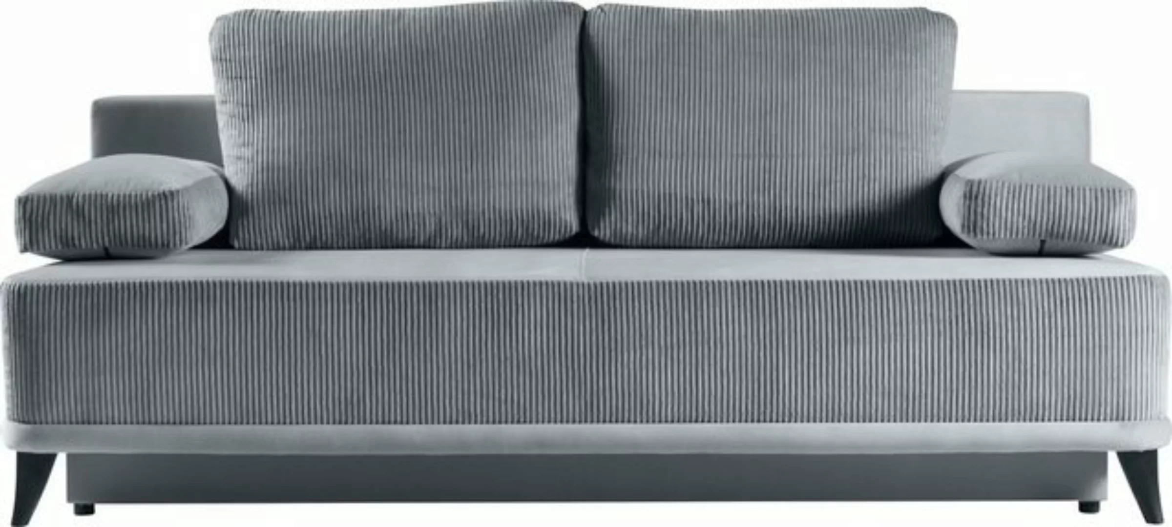 WERK2 Schlafsofa Rosso, 2-Sitzer Sofa und Schlafcouch mit Federkern & Bettk günstig online kaufen