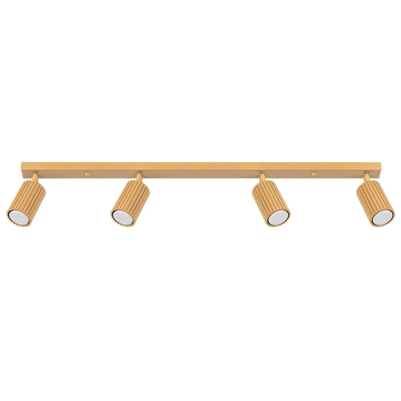 Deckenstrahler Karbon, schwarz, Länge 81 cm, Alu, 4-flg. günstig online kaufen