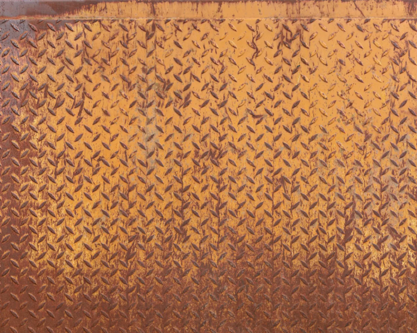Fototapete "Rostige Platte" 4,00x2,50 m / Glattvlies Brillant günstig online kaufen