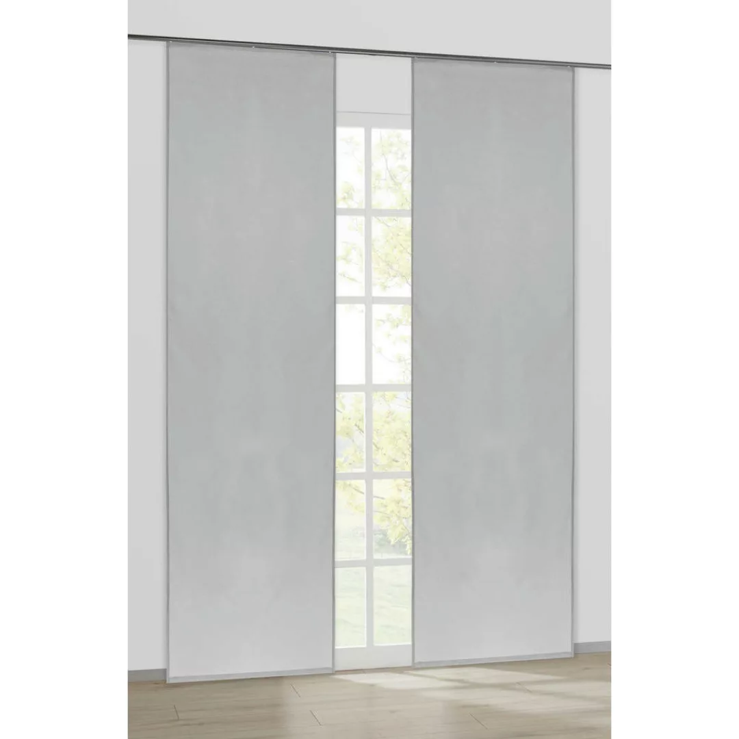 Schiebevorhang Pearl grau B/L: ca. 60x245 cm günstig online kaufen