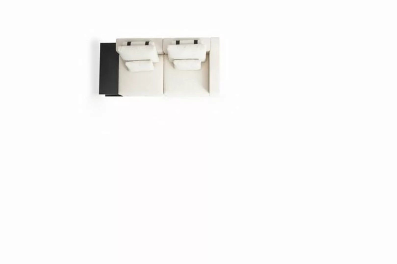 JVmoebel 3-Sitzer Weißer Luxus Dreisitzer Sofa Wohnzimmereinrichtung Textil günstig online kaufen