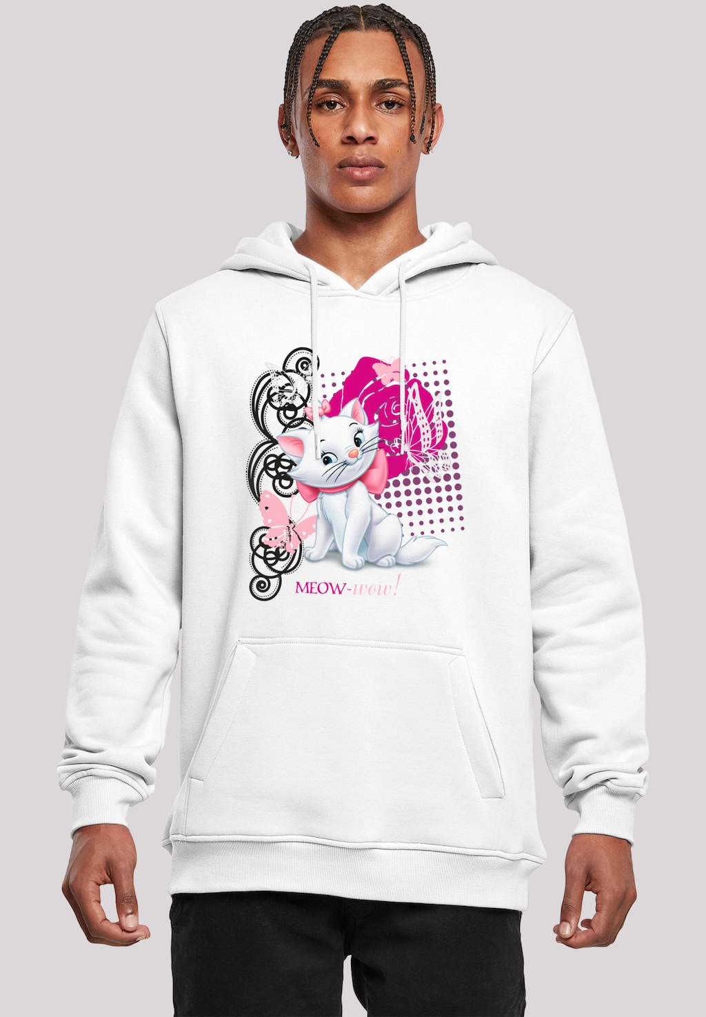 F4NT4STIC Kapuzenpullover "Aristocats Marie Meow Schmetterling", Premium Qu günstig online kaufen