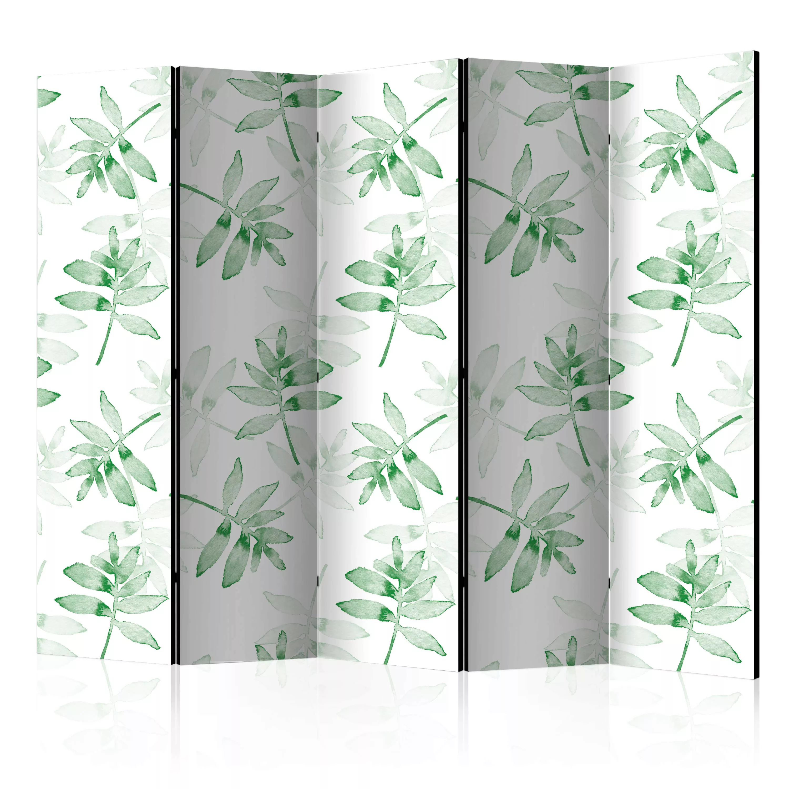 5-teiliges Paravent - Watercolour Branches Ii [room Dividers] günstig online kaufen