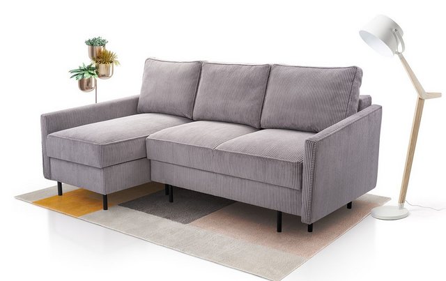 ALTDECOR Ecksofa ROBI, Couch mit Schlaffunktion, Wohnzimmer - Wohnlandschaf günstig online kaufen