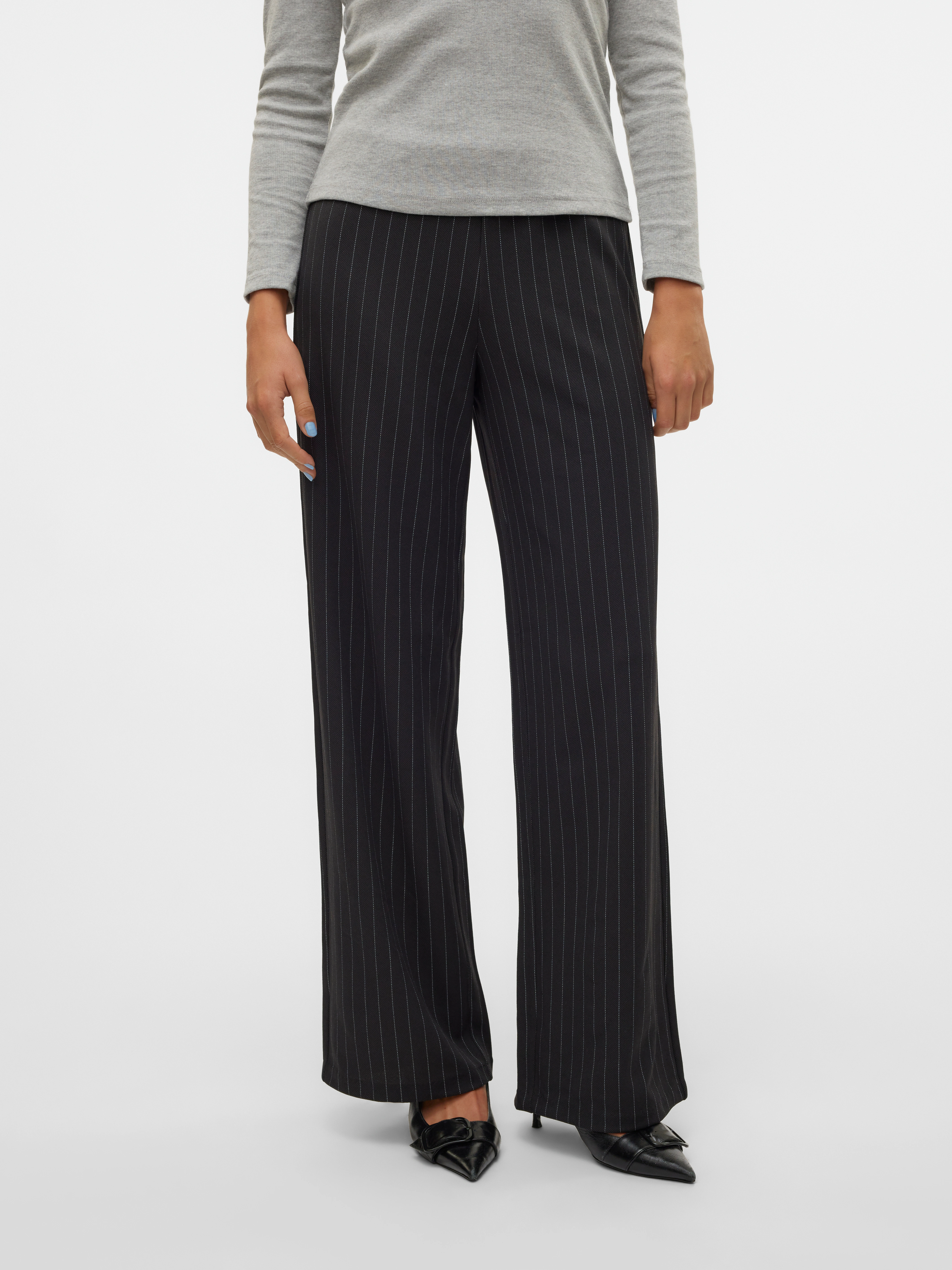 Vero Moda Schlupfhose "VMBERLIN MY MW WIDE PRINT PANT NOOS" günstig online kaufen