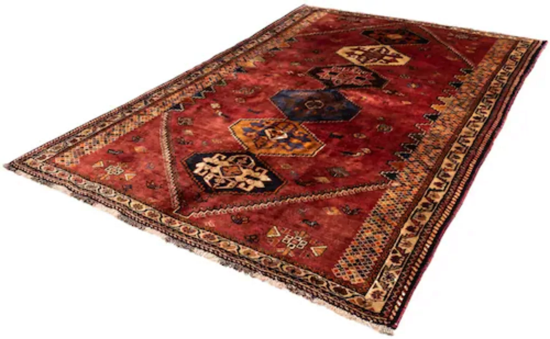 morgenland Wollteppich »Shiraz Medaillon 247 x 170 cm«, rechteckig günstig online kaufen