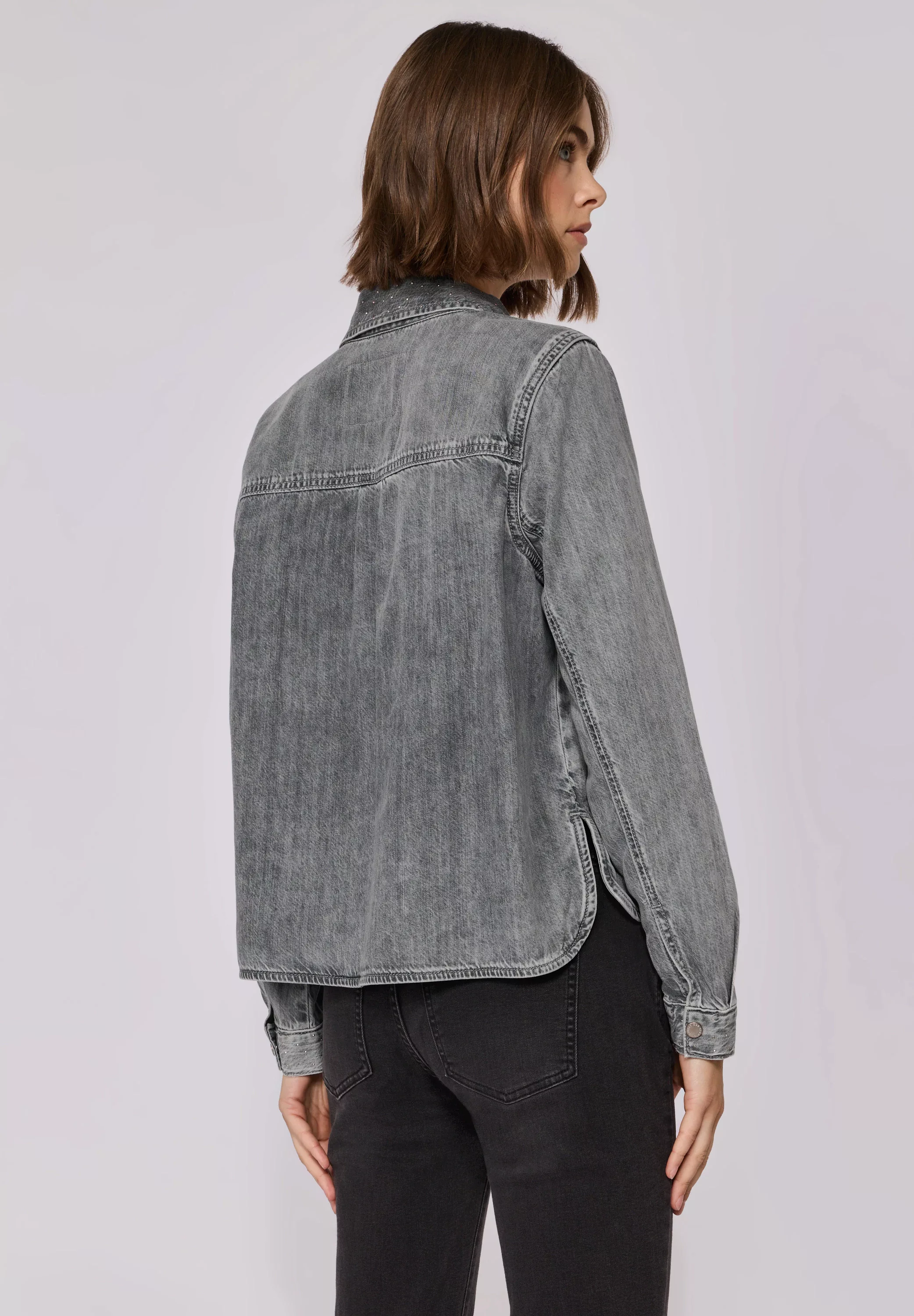 STREET ONE STUDIO Kurzjacke, ohne Kapuze, mit Knopfleiste günstig online kaufen