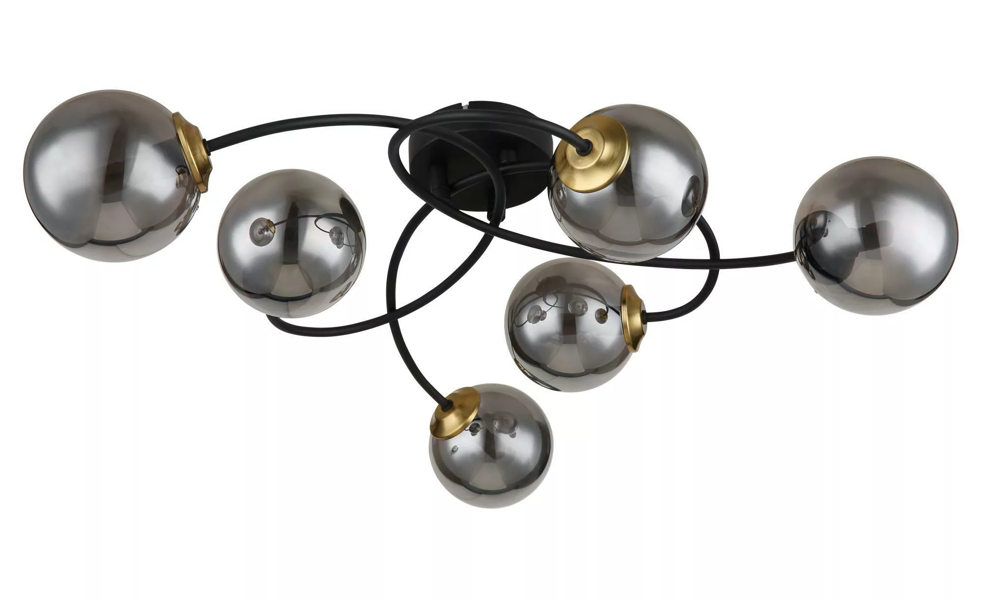 Globo Lighting Deckenleuchte   ¦ schwarz ¦ Maße (cm): B: 52 H: 17,5 T: 45.0 günstig online kaufen