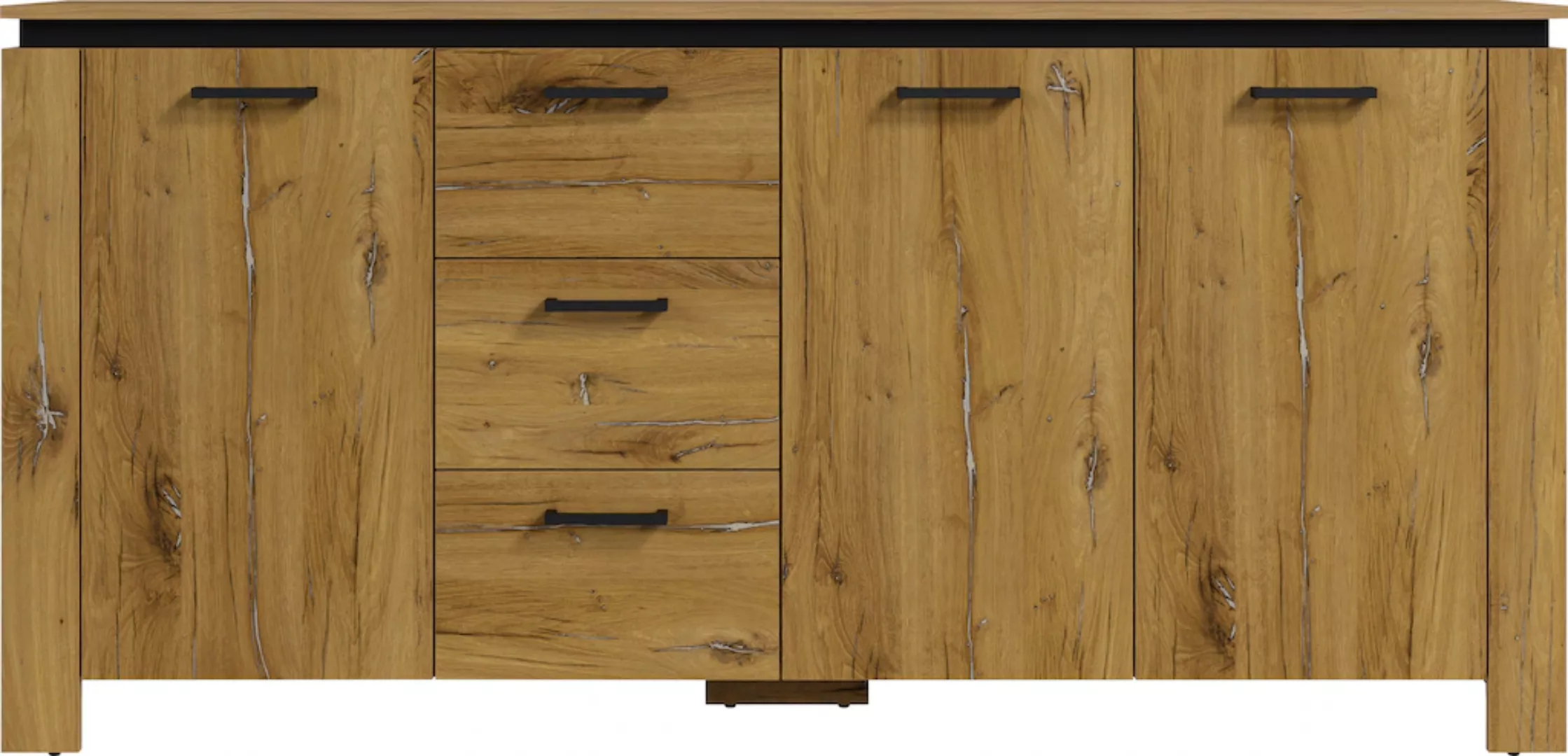 HELA Sideboard "DENVER", mit Winkelstollen günstig online kaufen