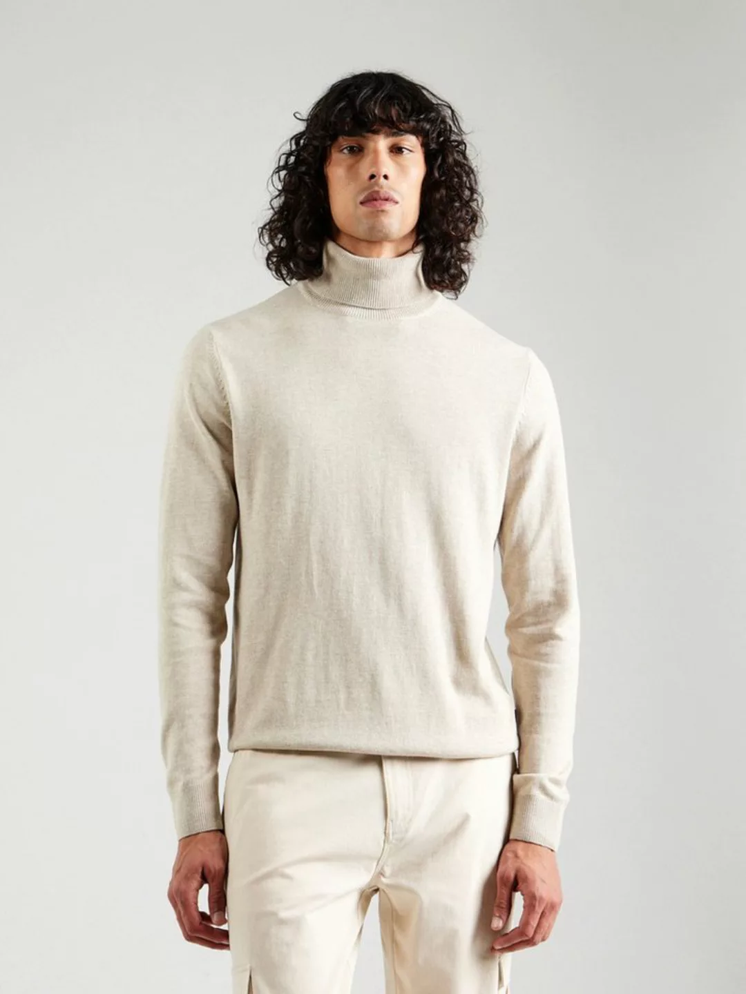 Jack & Jones Strickpullover Dünner Rollkragen Strickpullover Rundhals Basic günstig online kaufen