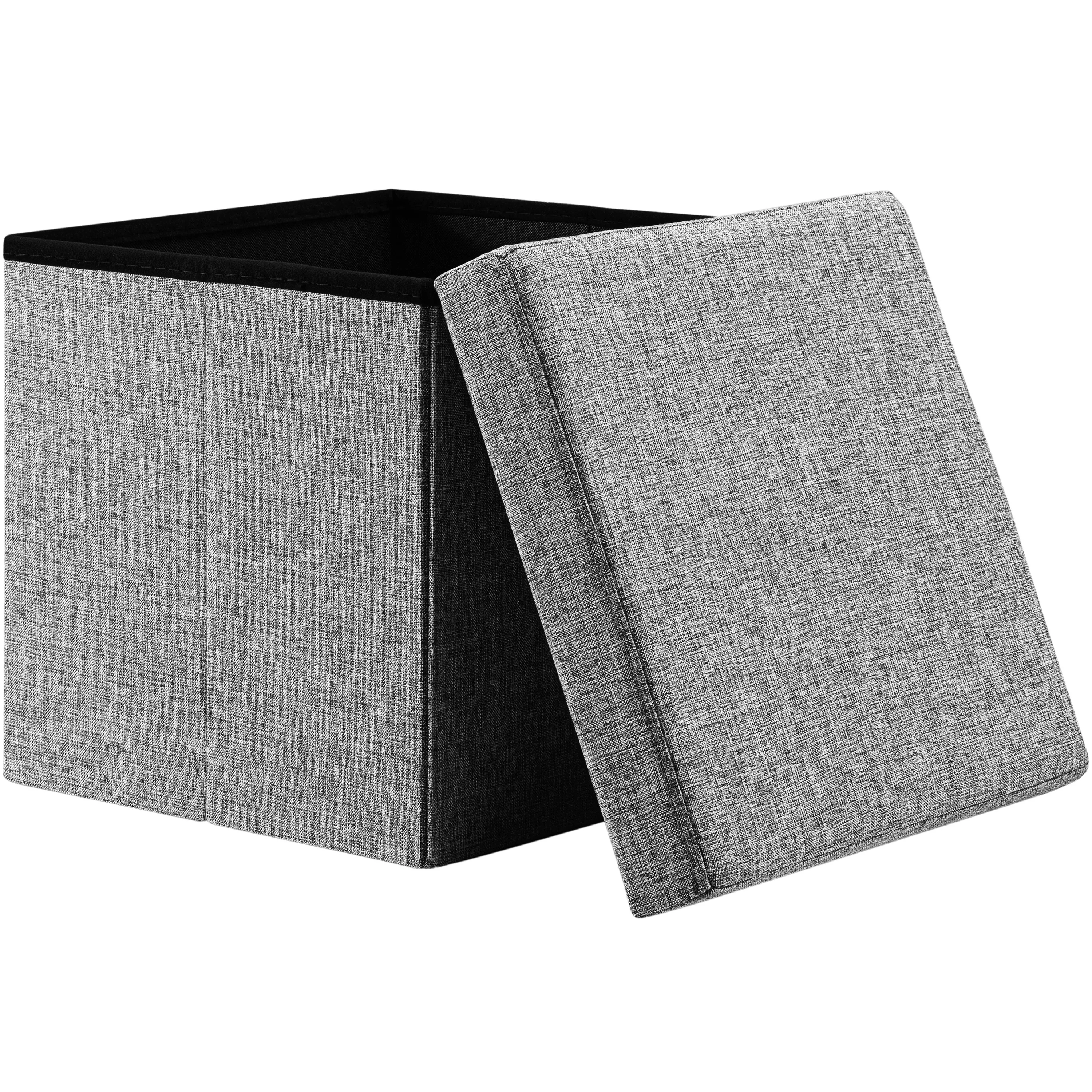 Sitzhocker Grau 38x38x38cm faltbar günstig online kaufen