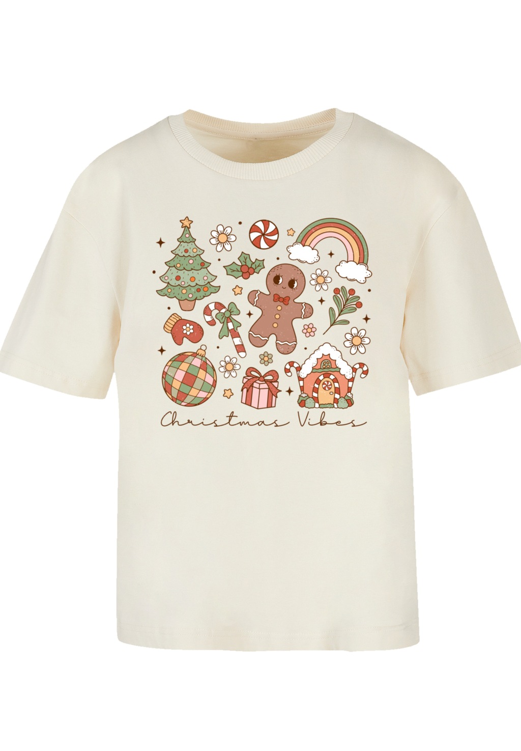 F4NT4STIC T-Shirt "Weihnachten Vibes Cozy Cute Winter", Premium Qualität, W günstig online kaufen