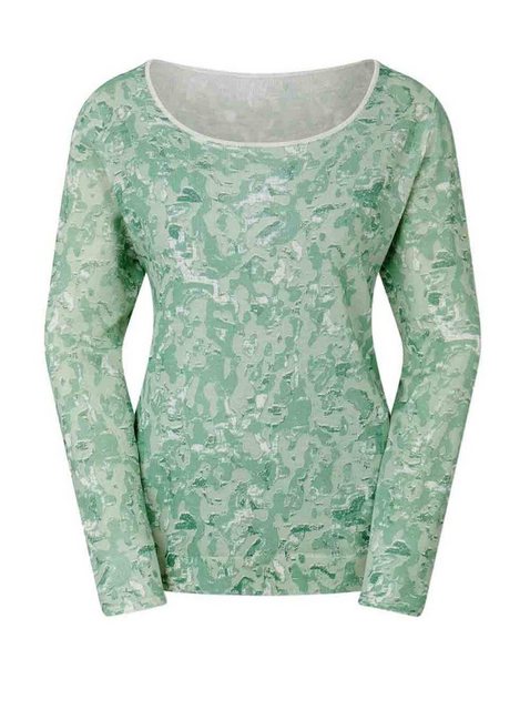 creation L Wickelpullover CRéATION L Damen Pullover, mint-ecru günstig online kaufen