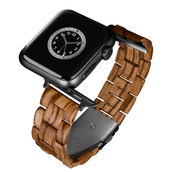 Laimer Smartwatch Uhrband Munich - Zebranoholz - Kompatibel Mit Apple Watch günstig online kaufen