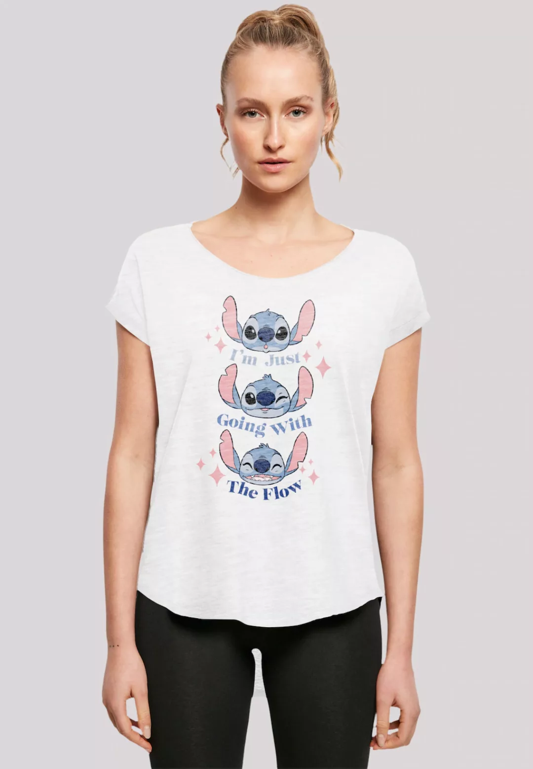 F4NT4STIC T-Shirt "Disney Lilo & Stitch Going With The Flow" günstig online kaufen