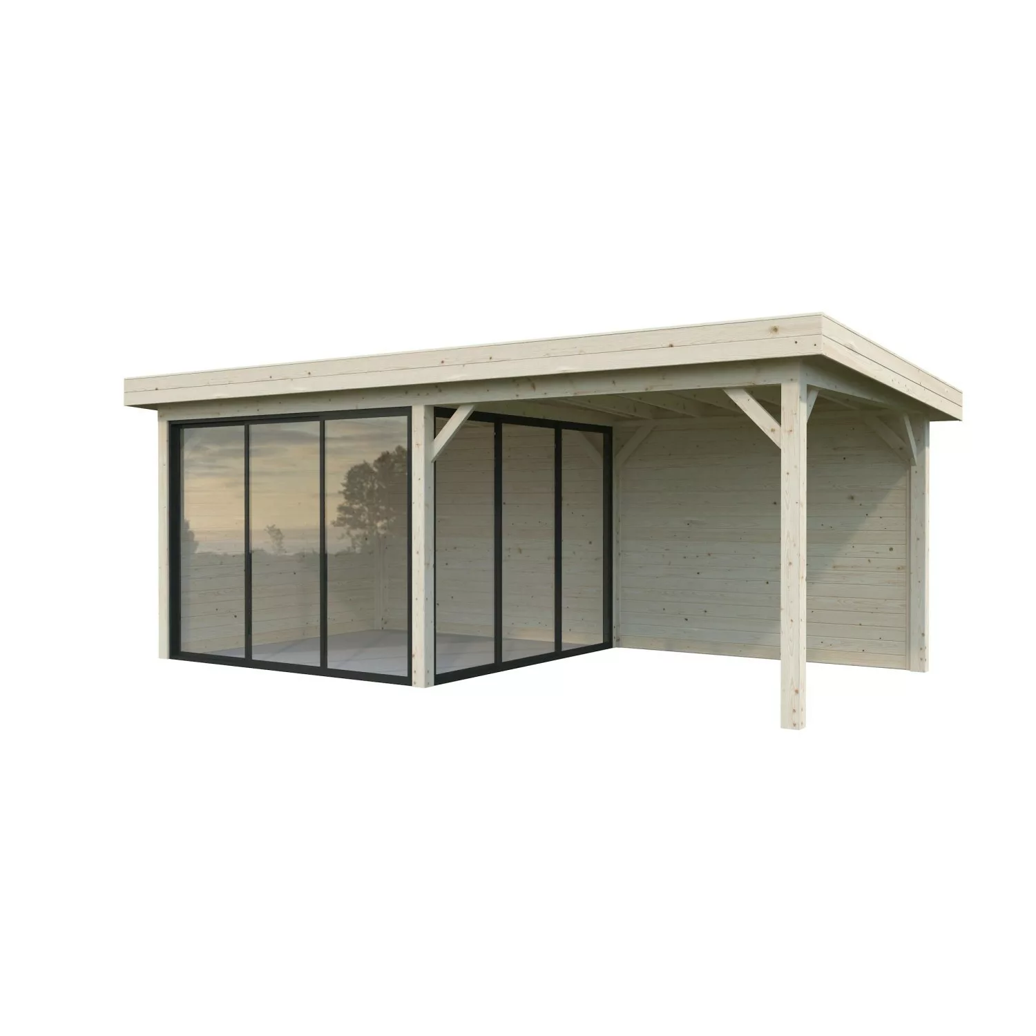 Palmako Pavillon Lenna Set 405 Slide Transparent 588 cm x 300 cm FSC® günstig online kaufen