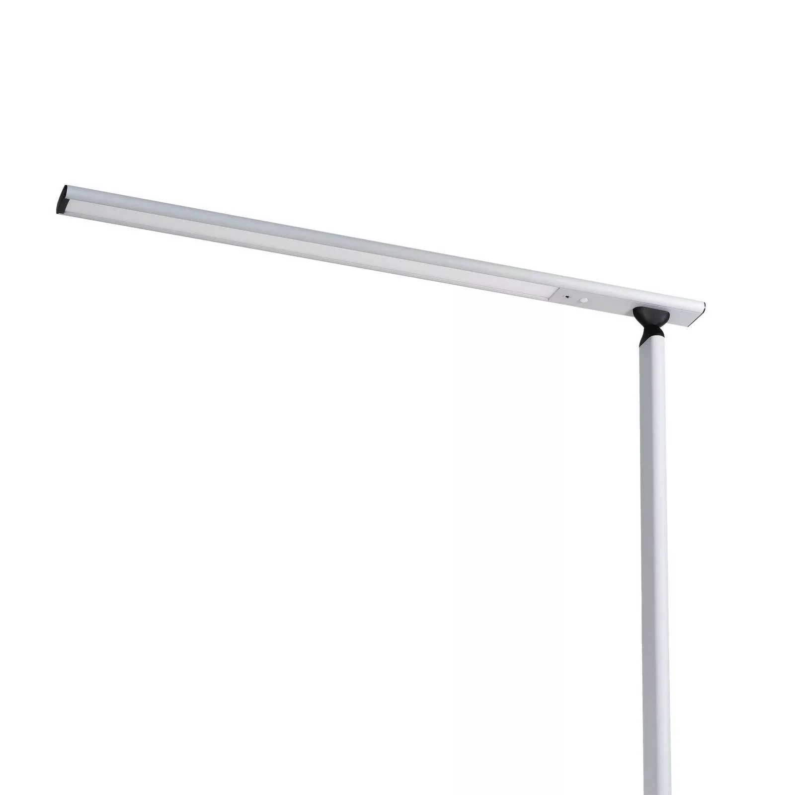 Prios Zyair LED-Büro-Stehleuchte, silber 108,4 cm günstig online kaufen