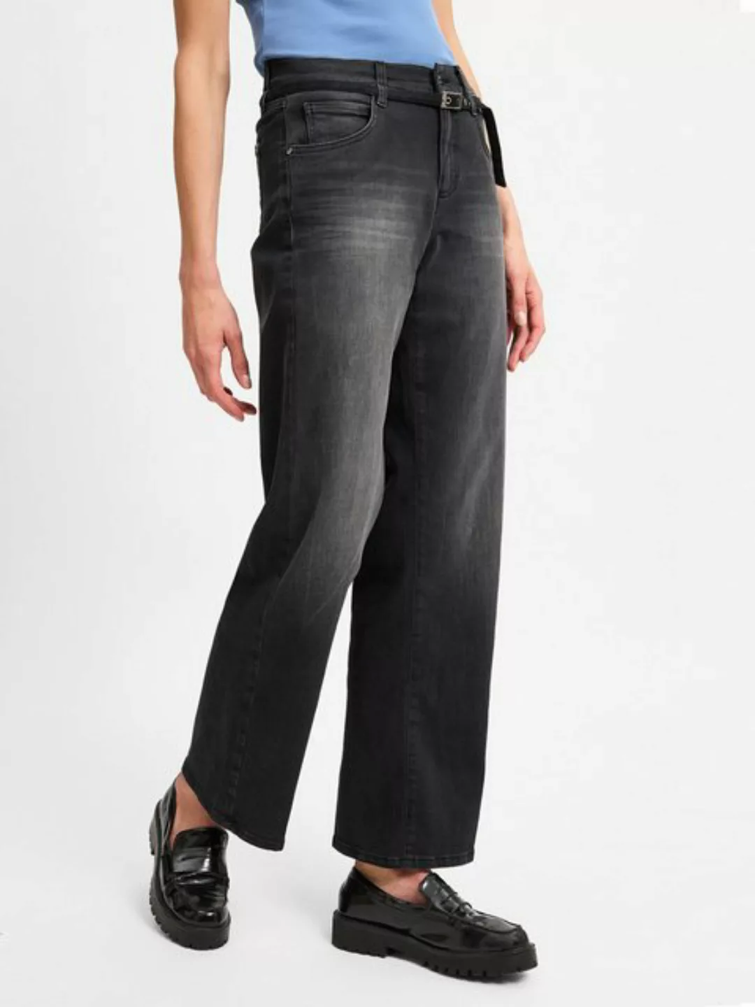 ANGELS 5-Pocket-Jeans LIZ BELT mit Gürtel günstig online kaufen