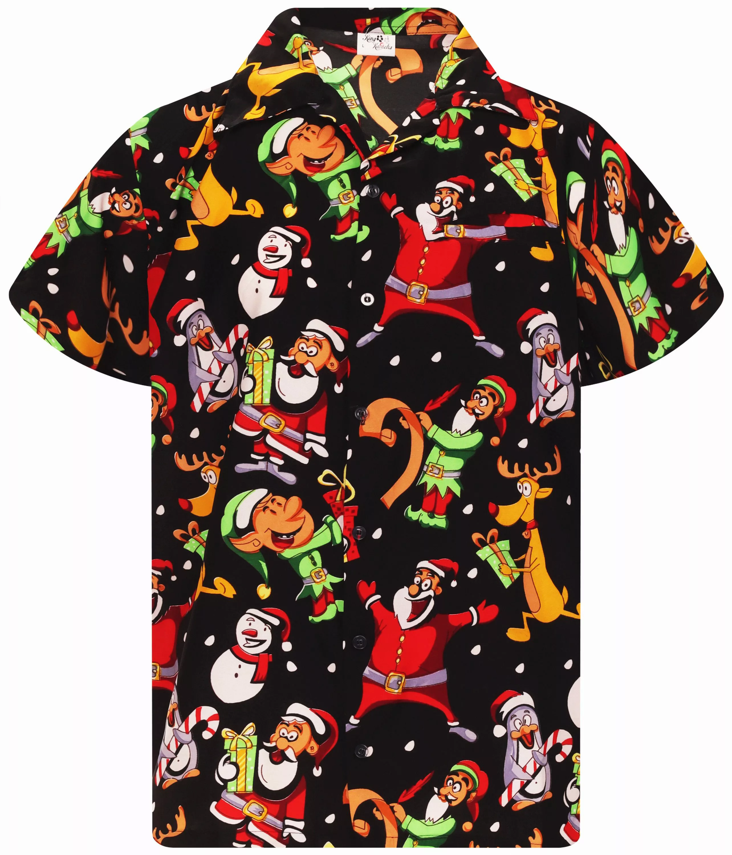 King Kameha Hawaiihemd Christmas Written Santa günstig online kaufen
