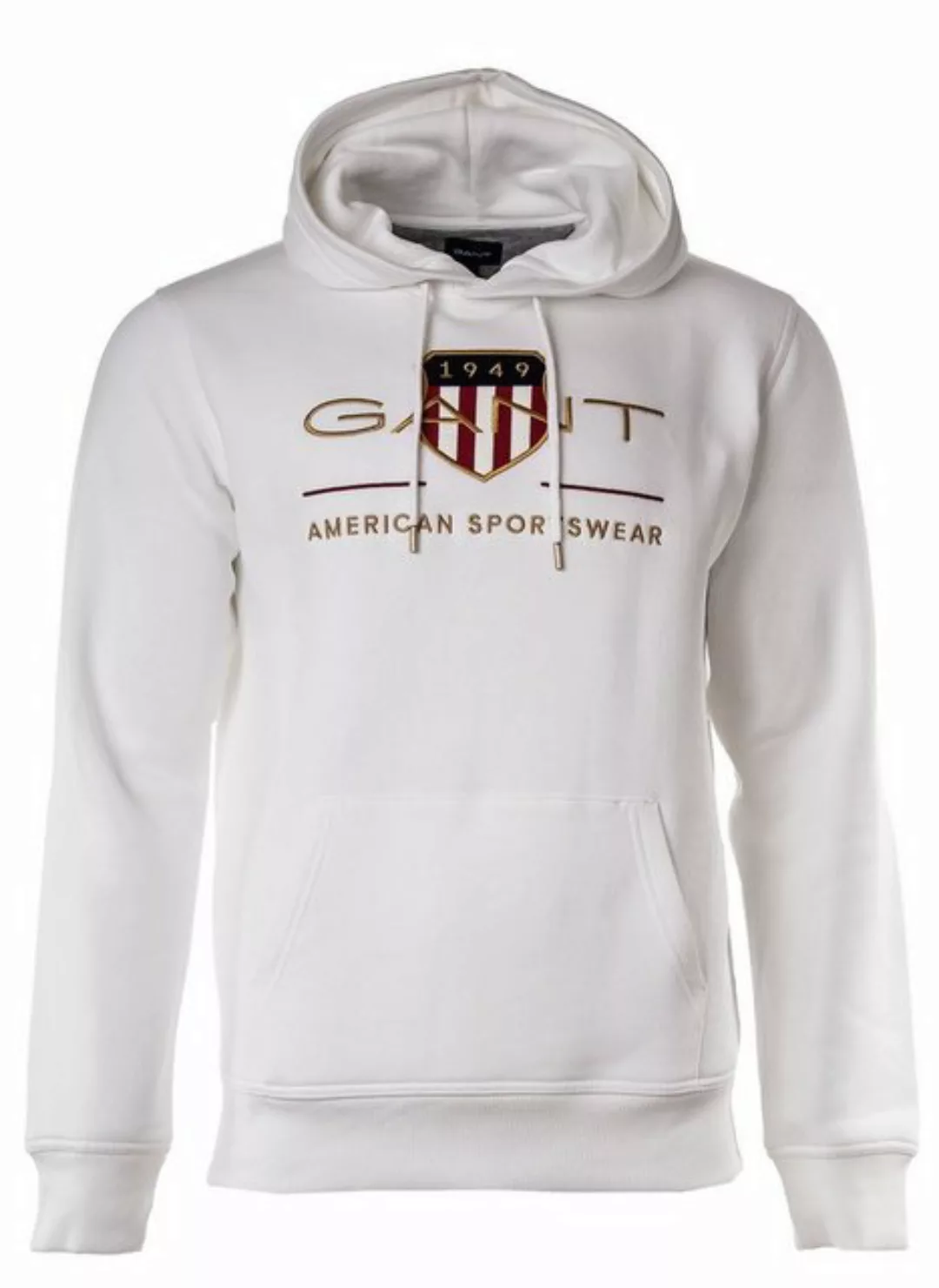 Gant Sweatshirt Herren Hoodie - Archive Shield, Kapuzen-Pullover günstig online kaufen