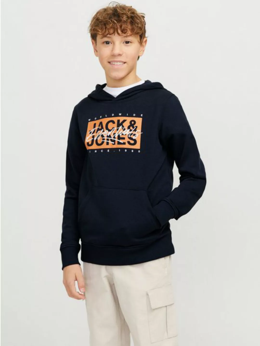 Jack & Jones Junior Kapuzensweatshirt JJCOLTON SWEAT HOOD JNR günstig online kaufen