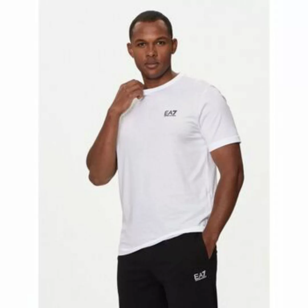 Emporio Armani EA7  T-Shirts & Poloshirts 8NPT25 PJVPZ-100 WHITE günstig online kaufen