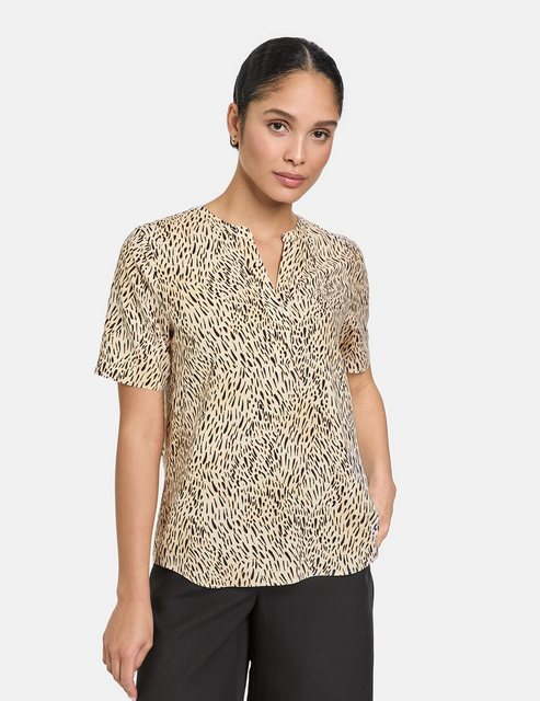 GERRY WEBER Klassische Bluse Blusenshirt mit Tunika-Ausschnitt günstig online kaufen