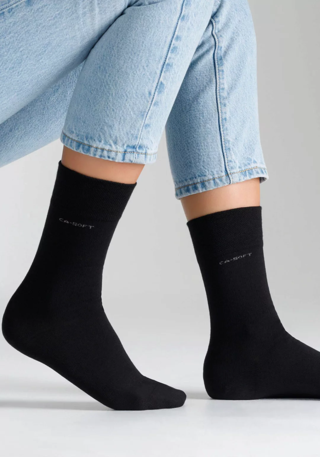 Camano Socken, (4er Pack), mit verstärktem Fersen- und Zehenbereich günstig online kaufen