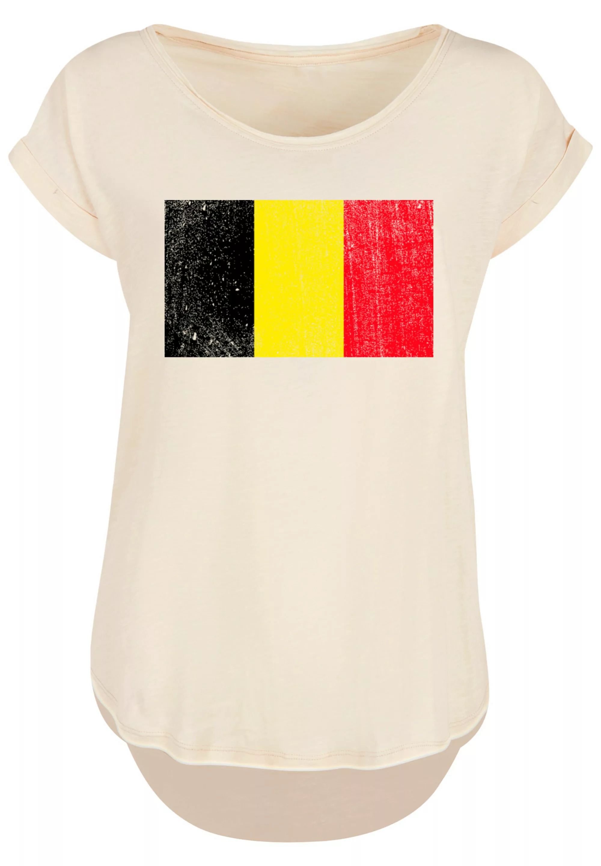 F4NT4STIC T-Shirt "Belgium Belgien Flagge", Print günstig online kaufen