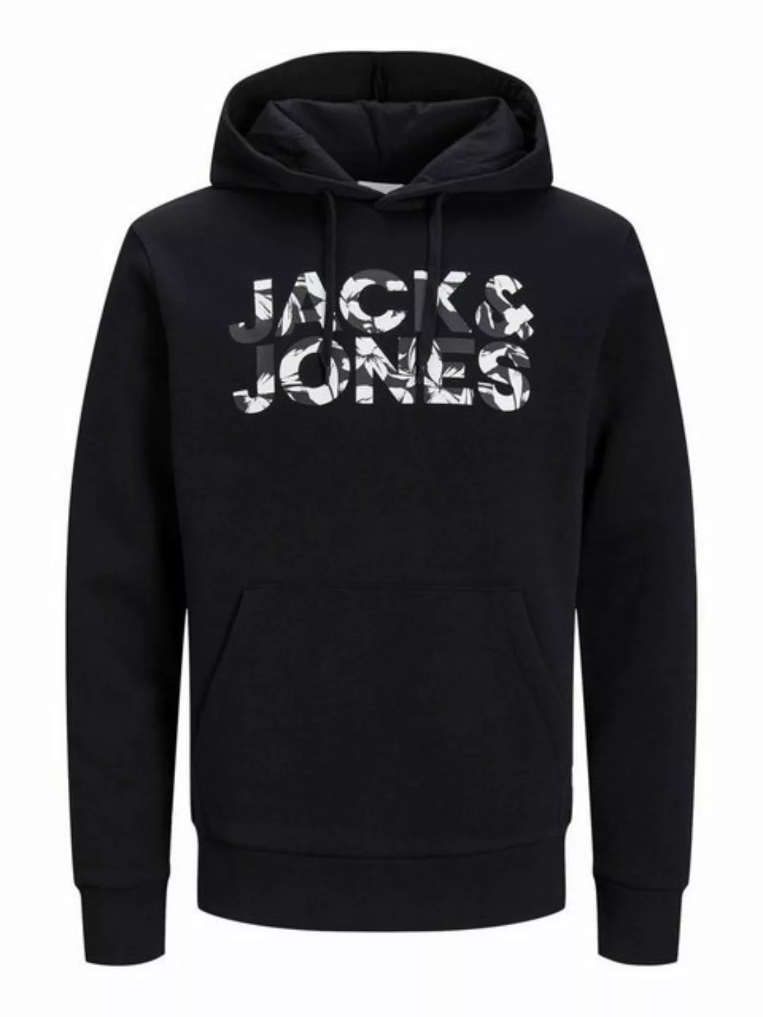 Jack & Jones Herren Kapuzenpullover Hoodie JJEJEFF CORP LOGO - Regular Fit günstig online kaufen