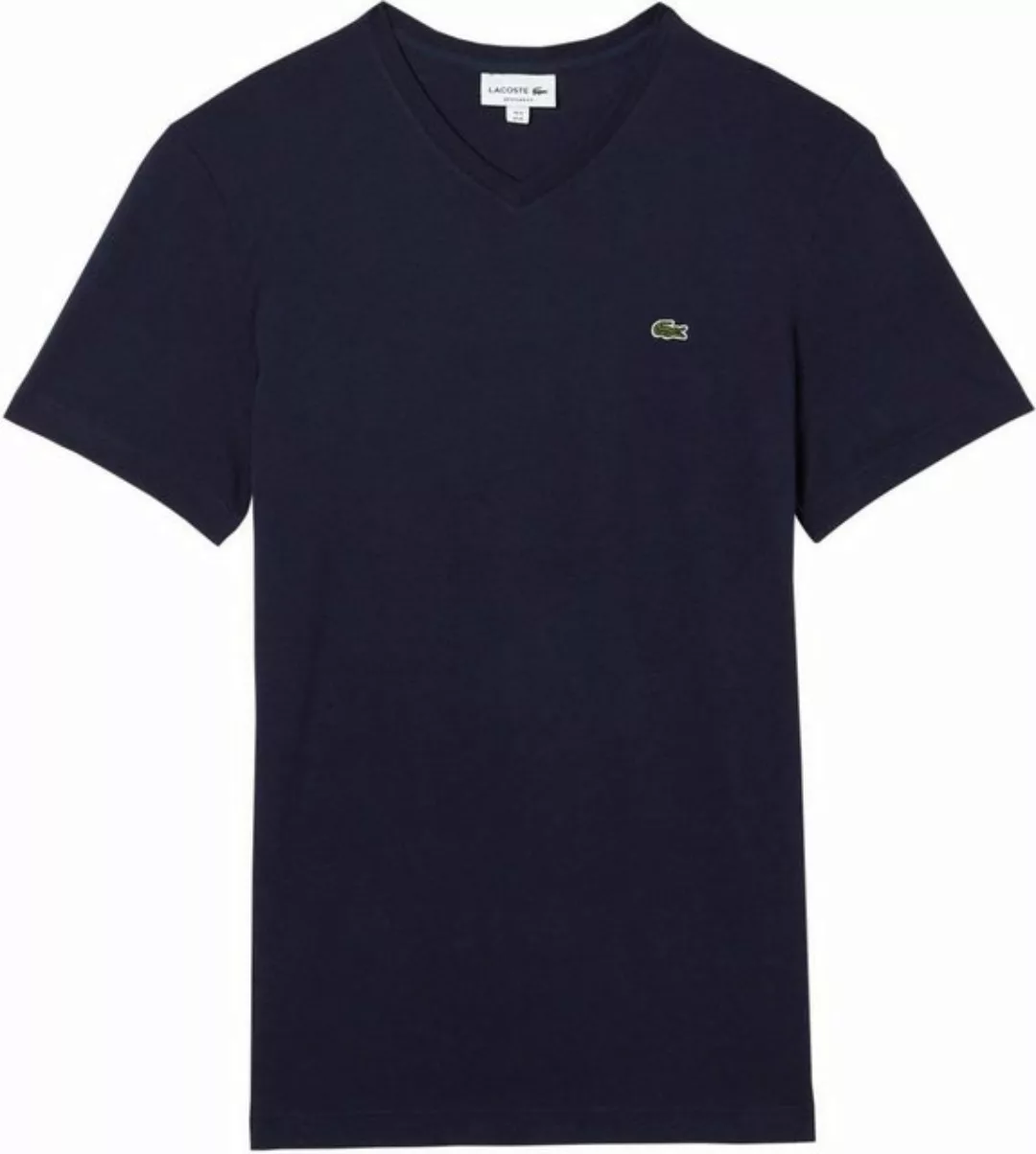 Lacoste V-Shirt (1-tlg) Ikonisches Lacoste-Krokodil auf der Brust für ein s günstig online kaufen