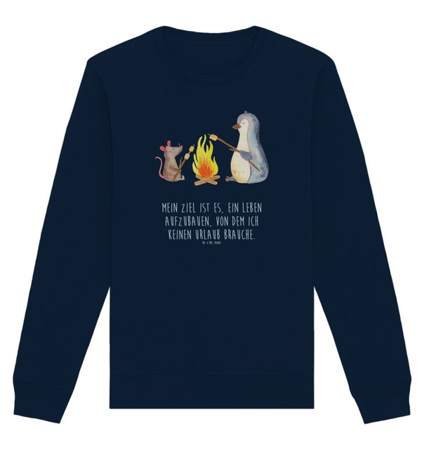 Mr. & Mrs. Panda Longpullover Größe S Pinguin Lagerfeuer - French Navy - Ge günstig online kaufen