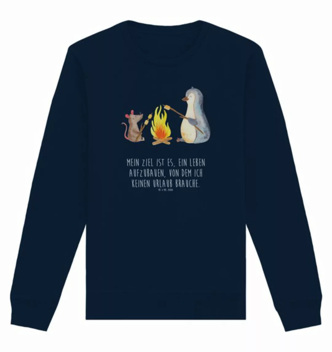 Mr. & Mrs. Panda Longpullover Pinguin Lagerfeuer Größe M - French Navy - Ge günstig online kaufen