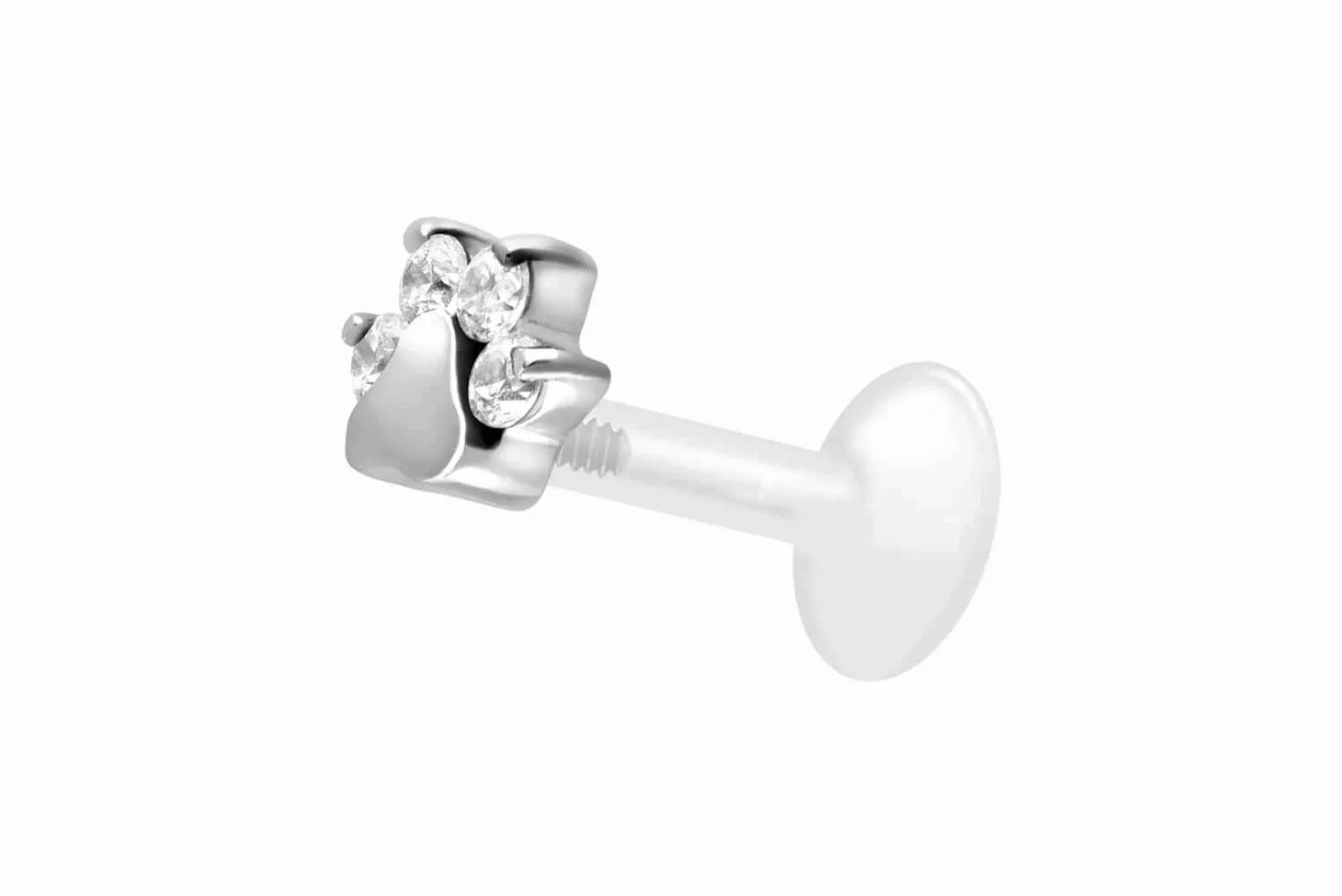 PIERCINGLINE Piercing-Set PTFE Labret mit Innengewinde günstig online kaufen
