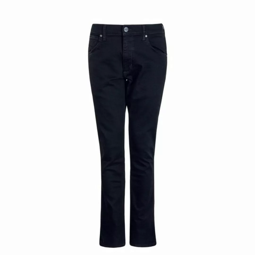 Wrangler Herren Jeans Greensboro - Regular Fit - Schwarz - Black Valley günstig online kaufen