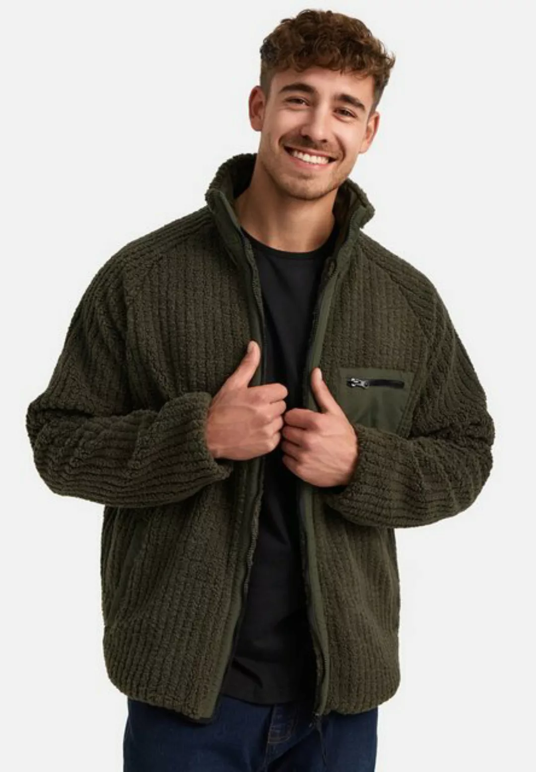 Indicode Fleecejacke INScotts günstig online kaufen