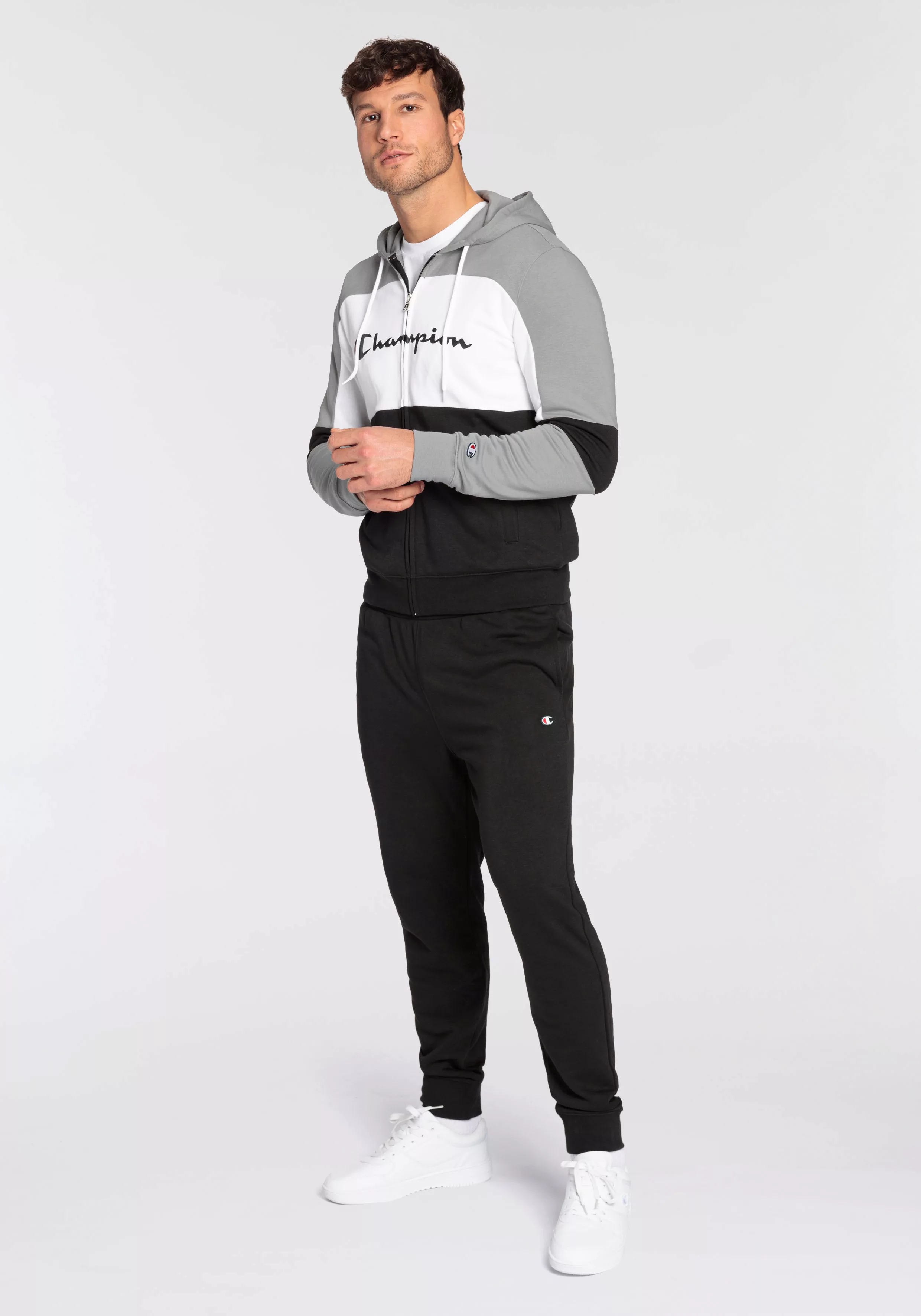 Champion Trainingsanzug "Icons Full Zip Hooded Sweatsuit" günstig online kaufen