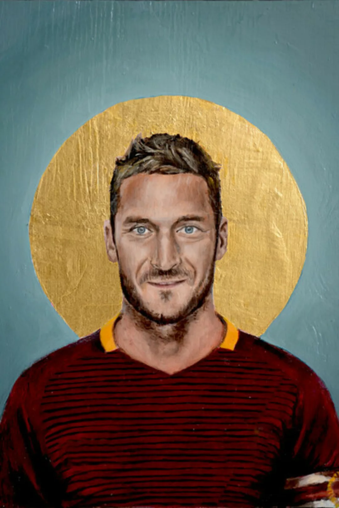 Poster / Leinwandbild - Francesco Totti günstig online kaufen