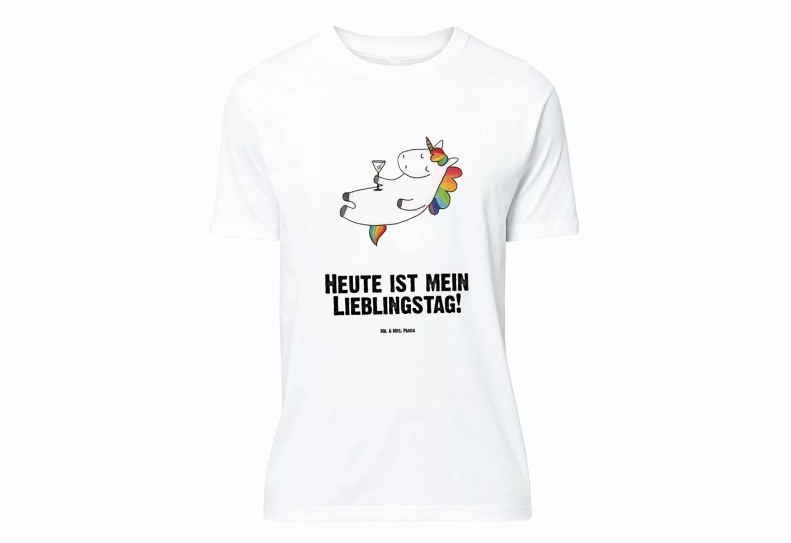 Mr. & Mrs. Panda T-Shirt Otter mit Seerose - Weiß - Geschenk, Wasser, Otter günstig online kaufen