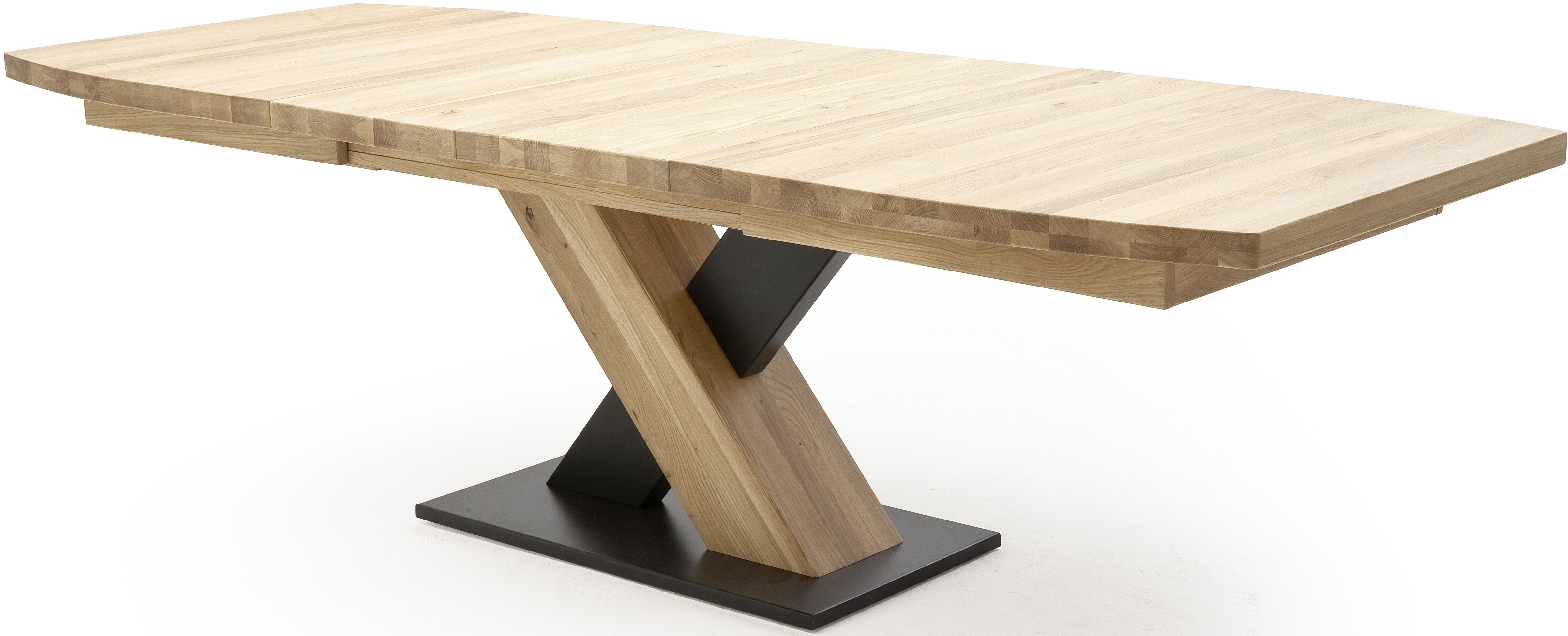 MCA furniture Esstisch "Mendoza", Esstisch Bootsform mit X-Säule, ausziehba günstig online kaufen