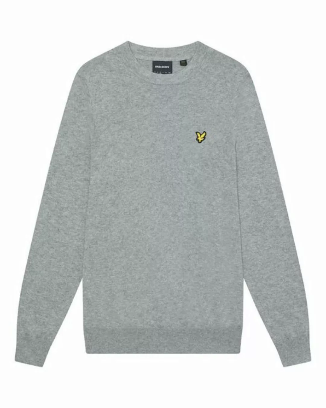 Lyle & Scott Strickpullover Rundhalsausschnitt Aus Wolle Und Baumwolle günstig online kaufen