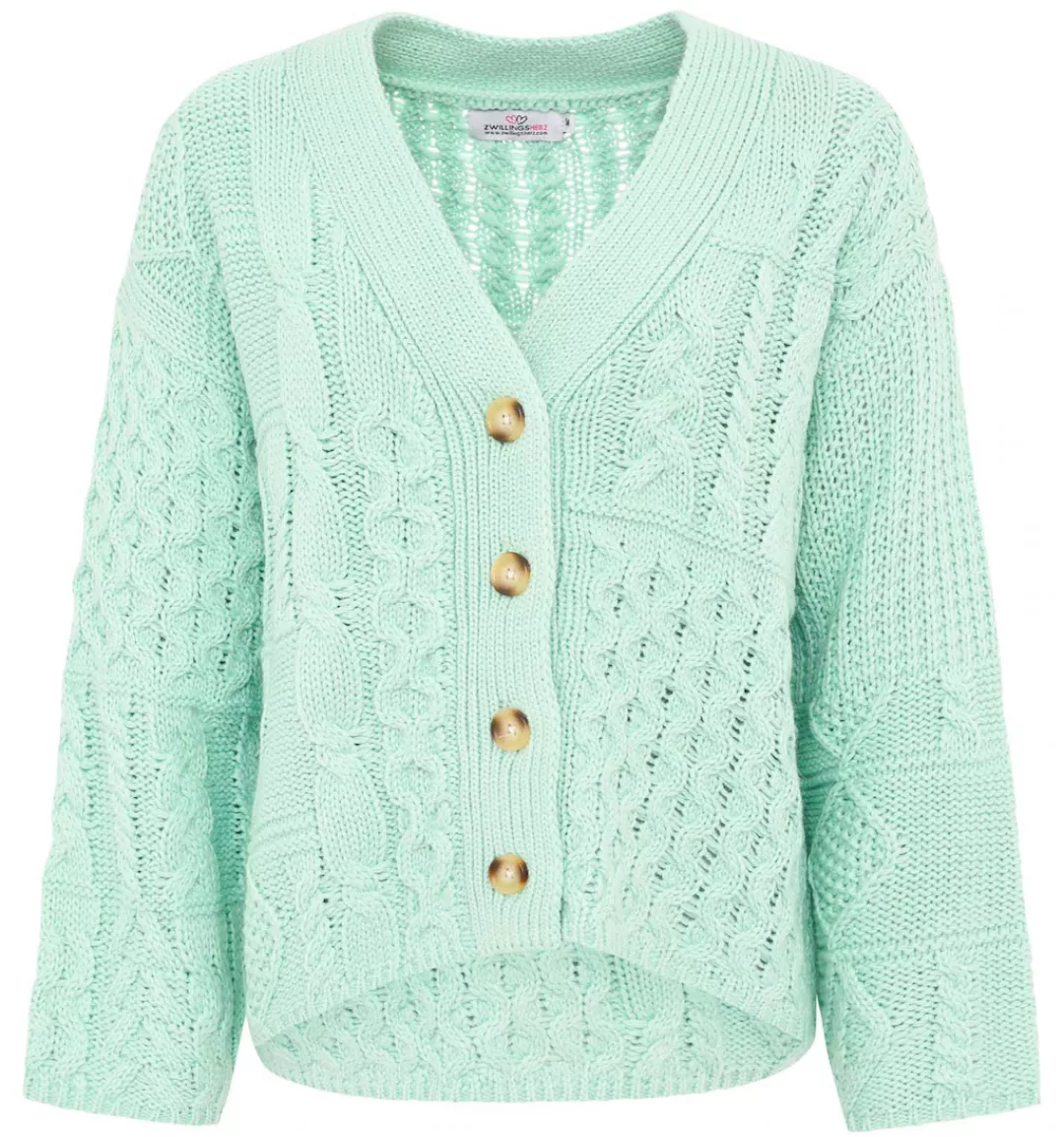 Zwillingsherz Strickjacke (1-tlg) Weiteres Detail günstig online kaufen