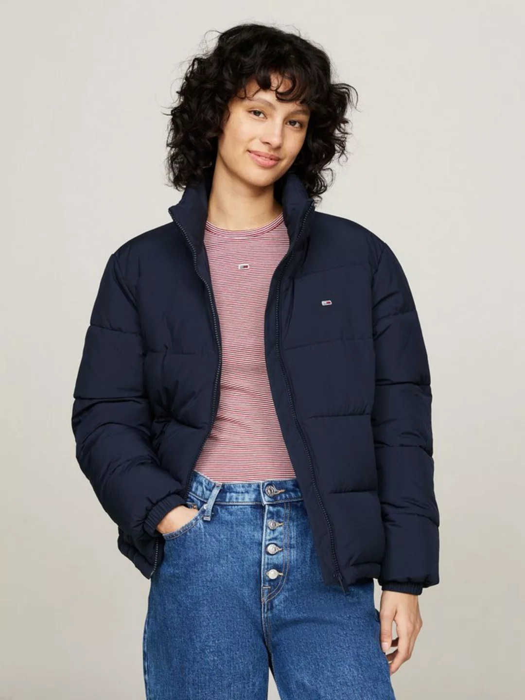 Tommy Jeans Steppjacke TJW ESSENTIAL PUFFER EXT mit Logostickerei günstig online kaufen