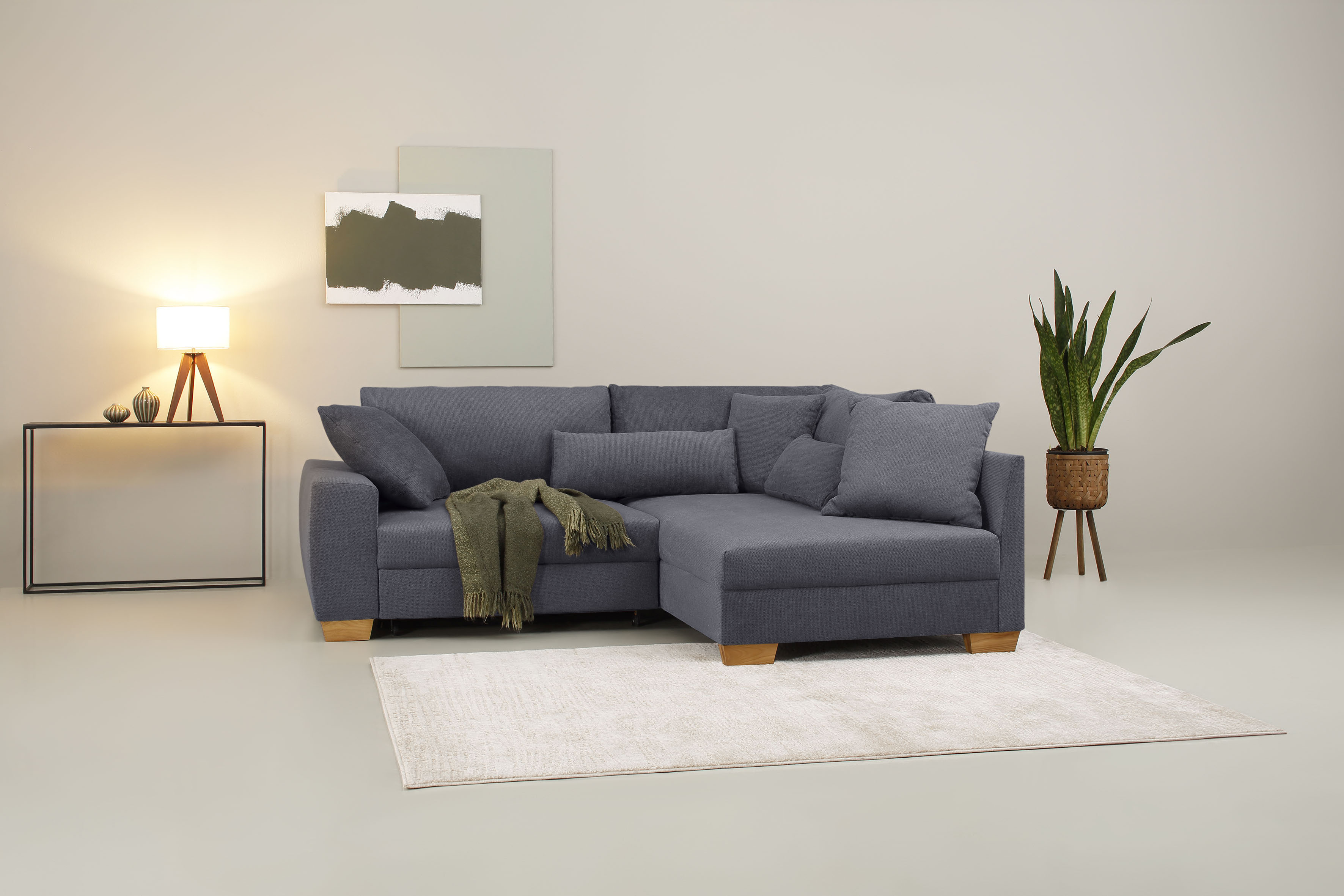 Home affaire Ecksofa "Helena II DuraSpring", mit Taschenfederkern, bis 140 günstig online kaufen