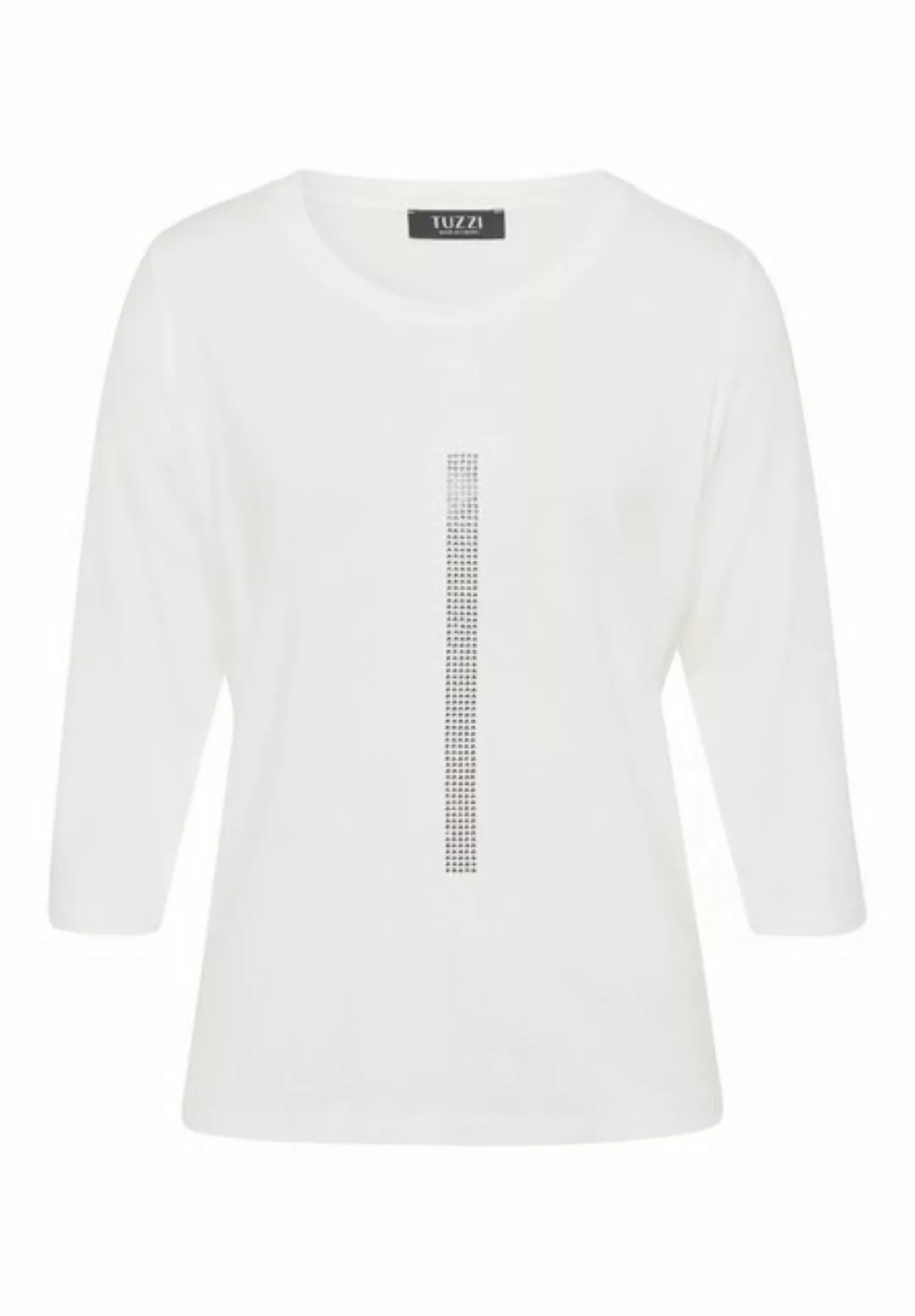 TUZZI Langarmshirt mit Frontprint und Nieten günstig online kaufen